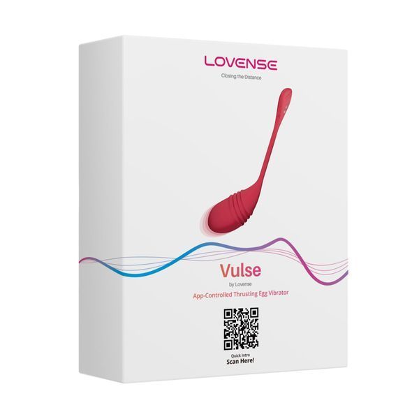 Смарт-віброяйце з пульсацією Lovense Vulse (Thrusting Egg Vibrator), імітація фрикцій SO8792 фото
