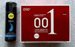 Комплект OLO Збуджуючі 001 10 шт - Лубрикант pjur Aqua 30 мл SOS2660 фото