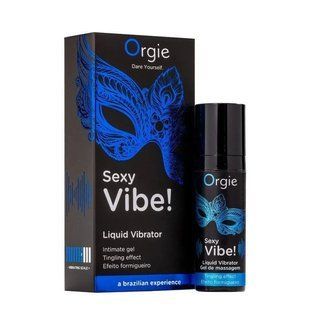 Жидкий вибратор SEXY VIBE для чувствительных, 15мл (ORGIE, Бразилия-Португалия) ST7 фото
