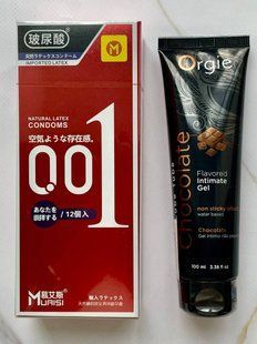 Комплект Muaisi 001 RED 12 шт - Лубрикант ORGIE LUBE TUBE шоколад, 100 мл SOS2909 фото