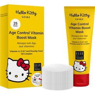 Антивікова маска з вітамінним комплексом GESKE Age Control Vitamin Boost Mask by Hello Kitty Head HB0611 фото