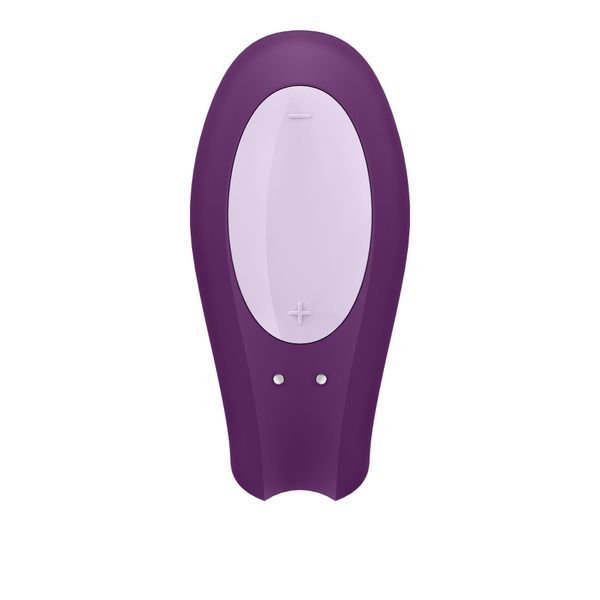Смарт-вибратор для пар Satisfyer Double Joy Violet с широким клиторальным стимулятором SO3899 фото