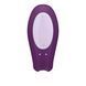 Смарт-вибратор для пар Satisfyer Double Joy Violet с широким клиторальным стимулятором SO3899 фото 4