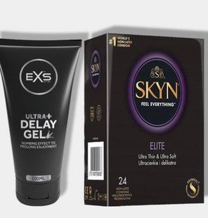 SKYN Elite 24 шт + Пролонгатор EXS Delay Gel Ultra+ 100ml SOS5753 фото
