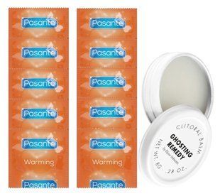 Комплект Pasante Warming 10 шт + Bijoux Indiscrets Ghosting Remedy SOS14282 фото