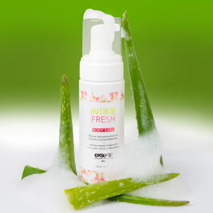 Піна для інтимної гігієни EXSENS Intime Fresh 150мл, екстракт троянди і алое вера, натуральна SO2372 фото