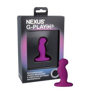 Вібромасажер простати Nexus G-Play Plus S Purple, макс діаметр 2,3 см, перезаряджуваний GPS002 фото