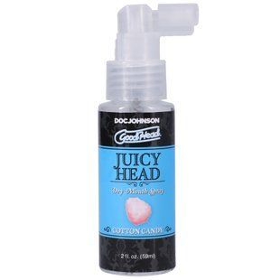 Зволожувальний оральний спрей Doc Johnson GoodHead &ndash; Juicy Head Dry Mouth Spray &ndash; Cotton Candy 59мл SO6070 фото