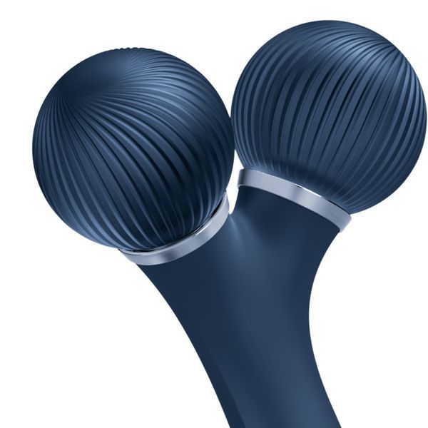Електронний ультразвуковий ролик для обличчя GESKE Sonic Facial Roller 4в1 midnight HB0177 фото