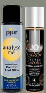 Набір лубрикантів pjur analyse me! Comfort water glide 100 мл +і System JO GELATO Salted Caramel (30 мл) LB996 фото