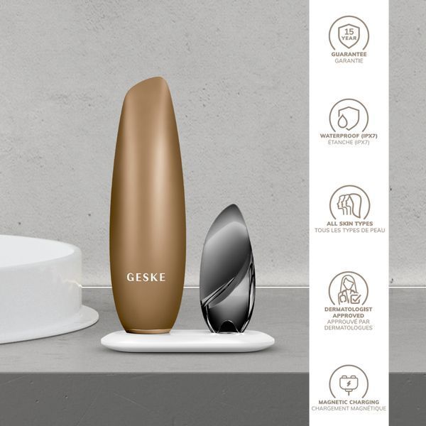 Безконтактна магнітна пілінг-маска GESKE Touchless Magnetic Peeling Mask 5в1 gray HB0556 фото