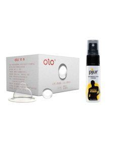 OLO Feeling Ultrathin 5шт. + Пролонгирующий спрей pjur Superhero Spray (20 мл) SOS6560 фото