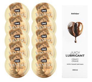 Комплект ONE 𝐕𝐀𝐍𝐈𝐒𝐇 10 шт. + Лубрикант Satisfyer Juicy Lubricant Crazy Crave (300 мл) SOS12168 фото