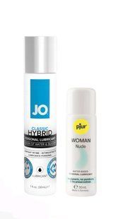 Набір лубрикантів System JO Classic Hybrid (30 мл) + pjur Woman Nude 30 мл LB54 фото