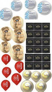 Set из 38 шт : One - Vanish , Sensitive , OLO - Red , Gold та Skyn Original SOS208 фото