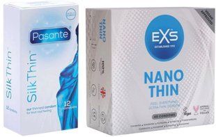 Набор с Pasante Silk Thin 12 шт + EXS NANO THIN 48 шт SOS8117 фото