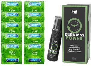 Комплект: Pasante Delay 10 шт + Пролонгатор Intt Dura Max Power (12 мл) SOS11033 фото