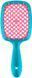 Расческа Janeke Superbrush Small (Бирюзовая с розовым) 86SP234AR фото