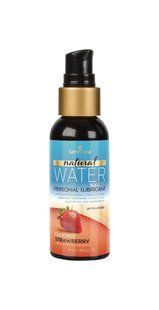 Змазка на водній основі Sensuva Natural Water-Based Strawberry (57 мл) без гліцерину та парабенів SO3221 фото