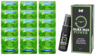 Комплект: Pasante Delay 15 шт + Пролонгатор Intt Dura Max Power (12 мл) SOS11072 фото