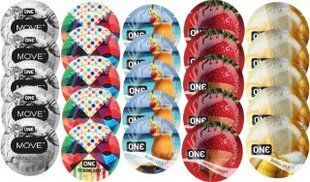 Набор из 25 шт One Move + ONERibs + ONE Island Punch + ONEChocolateStrawberry + ONEBanana SOS8415 фото
