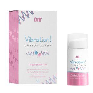 Рідкий вібратор Intt Vibration Cotton Candy, 15 мл ST14 фото