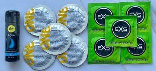 Набір One Super Studs 5 шт + EXS Extreme 5 шт + Лубрикант pjur Aqua 30 мл SOS3502 фото
