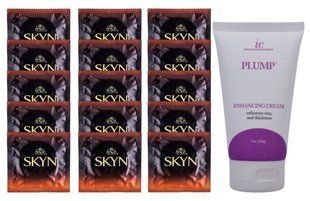 Комплект Skyn Warming 15 шт + Doc Johnson Plump Enhancing Cream For Men (56 г) SOS14489 фото