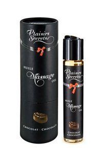 Масажна олія Plaisirs Secrets Chocolate з афродизіаками, їстівна (59 мл) SO1836 фото