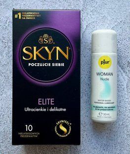Комплект SKYN Elite 10 шт - Лубрикант pjur Woman Nude 30 мл SOS2636 фото