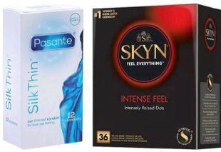 Набір з Skyn Intense feel 36 штук + Pasante Silk Thin 12 шт SOS8098 фото
