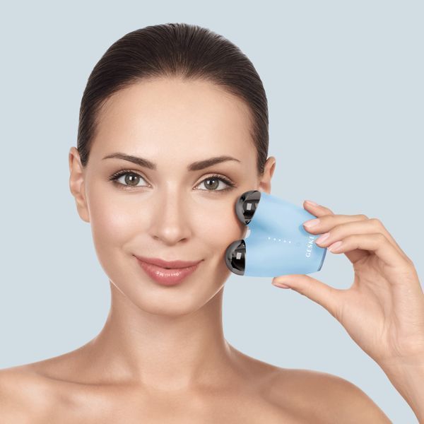 Мікрострумовий підтягувач обличчя GESKE MicroCurrent Face-Lifter 6в1 aquamarine HB0138 фото