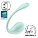 Смарт-виброяйцо Satisfyer Smooth Petal Connect App Mint SX0666 фото 1
