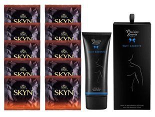 Комплект Skyn Warming 10 шт + Plaisirs Secrets Nuit Ardente Cream (60 мл) SOS14441 фото