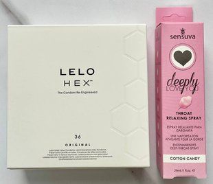 Комплект LELO HEX Original 36 шт - Спрей Sensuva Deeply Love You Cotton Candy (29 мл) SOS2900 фото