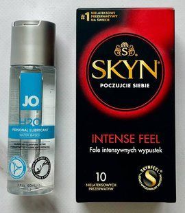 Комплект Skyn Intense Feel 10 шт + Лубрикант System JO H2O ORIGINAL (60 мл) SOS2999 фото