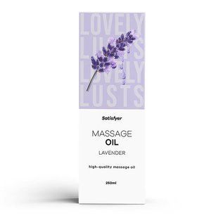 Масажна олія Satisfyer Massage Oil Lavender 250 мл SX2703 фото