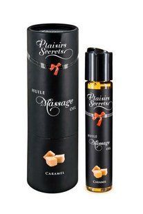 Масажна олія Plaisirs Secrets Caramel з афродизіаками, їстівна (59 мл) SO1837 фото