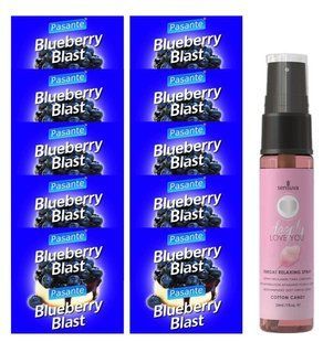 Комплект Pasante Blueberry Blast 10 шт + Sensuva Deeply Love You Cotton Candy (29 мл) SOS13937 фото