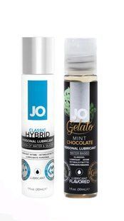 Набір лубрикантів System JO Classic Hybrid (30 мл) + System JO Mint Chocolate (30 мл) LB62 фото