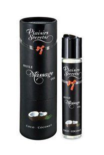 Масажна олія Plaisirs Secrets Coconut з афродизіаками, їстівна (59 мл) SO1838 фото