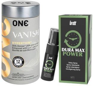 Набор из 12 шт ONE Vanish + Пролонгатор Intt Dura Max Power (12 мл) SOS9205 фото