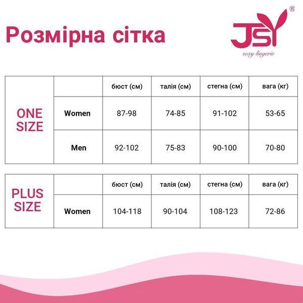 Еротичний комплект JSY &laquo;Пристрасна Еліза&raquo; One Size, топ, стрінги, пояс-гартери SO9254 фото