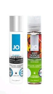 Набір лубрикантів System JO Classic Hybrid (30 мл) + System JO H2O Tropical Passion (30 мл) LB63 фото