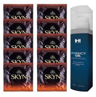 Комплект Skyn Warming 10 шт + SHS Potency Gel (100 мл) SOS14445 фото