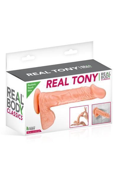 Фалоімітатор Real Body &mdash; Real Tony Flash, TPE, діаметр 3,8 см SO1893 фото