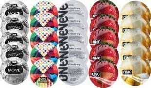 Набор из 25 шт One Move + ONERibs + ONE Strong + ONEChocolateStrawberry + ONEBanana SOS8407 фото