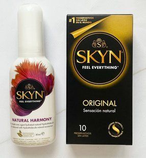 Комплект SKYN Original 10шт + Лубрикант Skyn Natural Harmony 80 мл SOS2093 фото