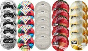 Набор из 25 шт One Move + ONERibs + ONE Dome + ONEChocolateStrawberry + ONEBanana SOS8405 фото