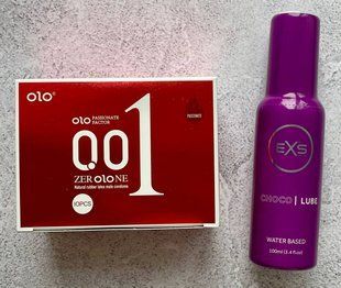 Набір OLO збуджуючі 001 10шт - Лубрикант EXS Choco Lube 100 мл SOS2592 фото